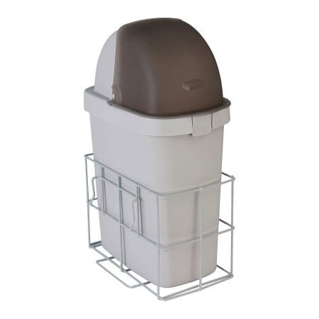 Detecto Detecto Waste Bin W/ Accessory Rail For Rescue Anesthesiology Loaded Carts CARCWB
